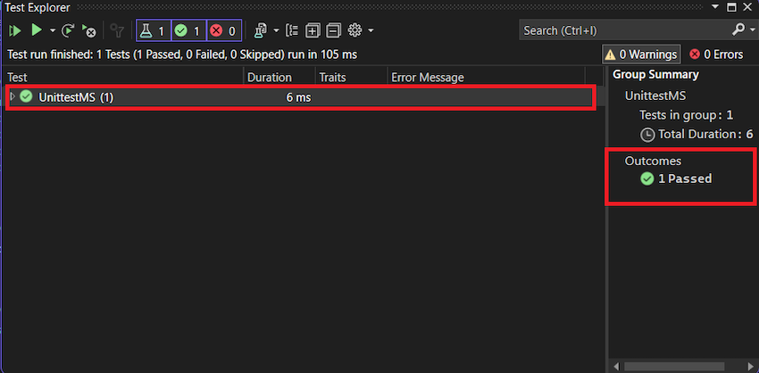 c# unit test file not found exception